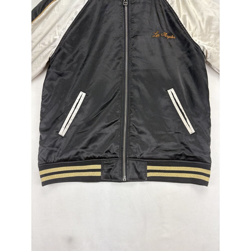 Pacsun Los Angeles Satin Varsity Bomber Jacket Size L - Picture 6 of 11